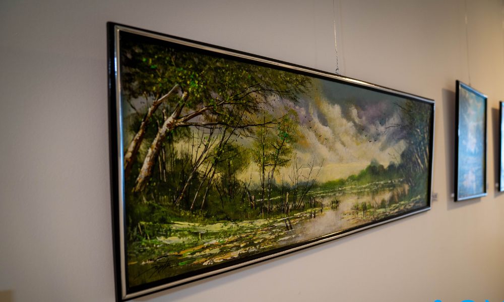 tájkép panoráma Radnai Zoltán festőművésztől
